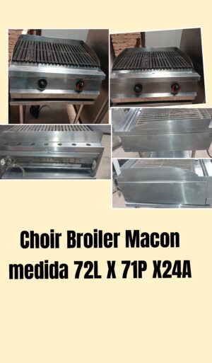 Charbroiler à gás industrial Macon