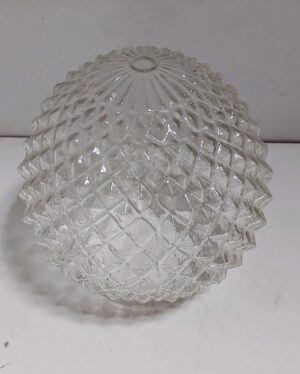 globo de vidro trabalhado (ou cúpula) 15cmA X 0,10cm Diâmetro