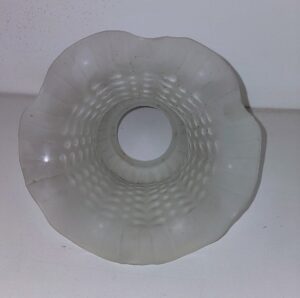 Cúpula (ou tulipa) de vidro fosco