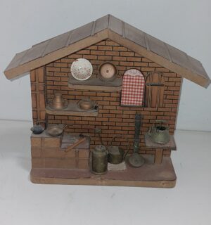 miniatura de casinha  artesanal de