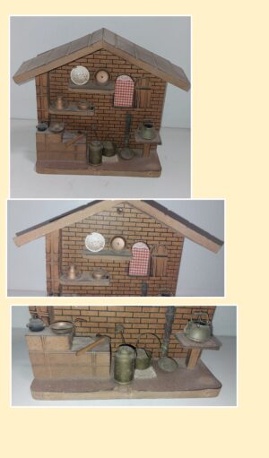 miniatura de casinha  artesanal de