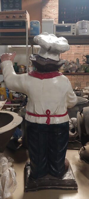 Chefe cozinheiro 80cm A X 30cm L